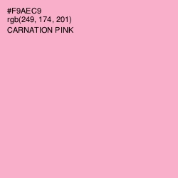 #F9AEC9 - Carnation Pink Color Image